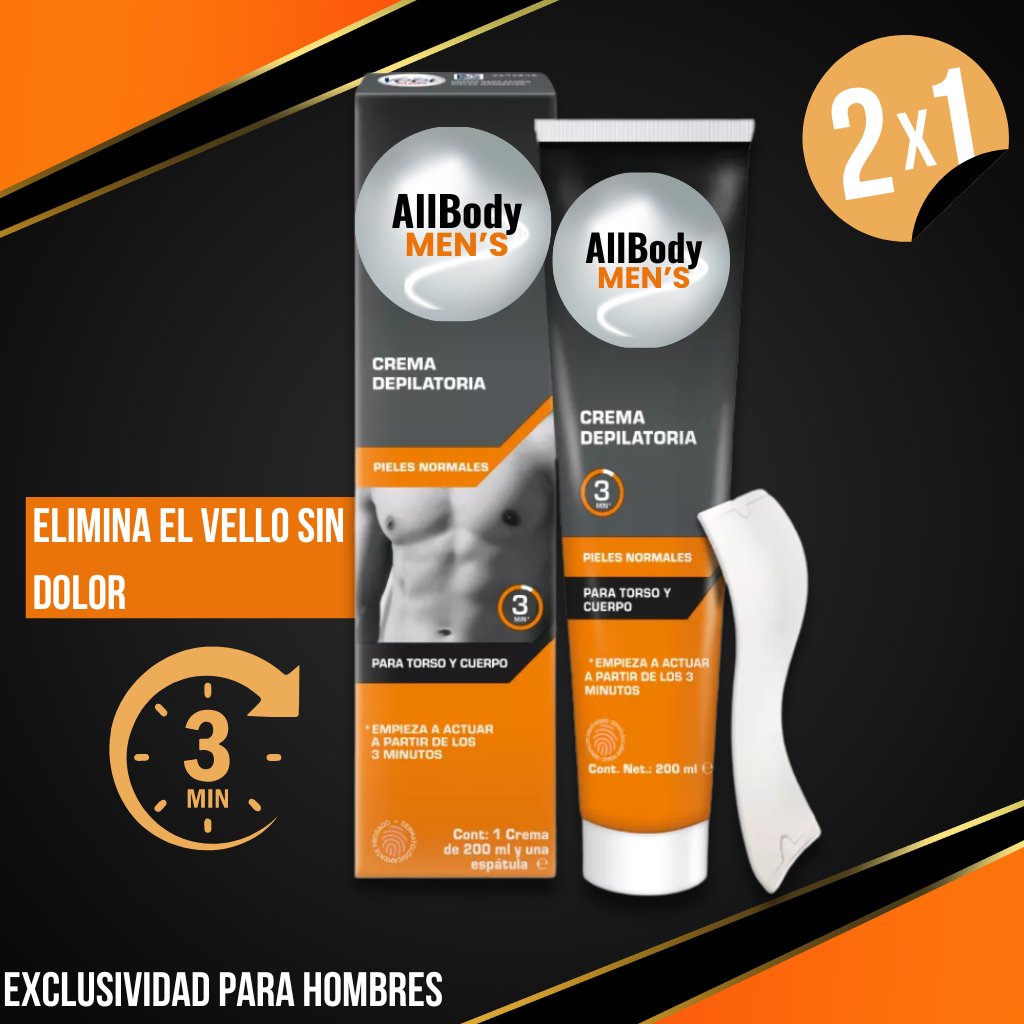 AllBody Men's®️ - Depilación En 3 Minutos | Paga 1 Lleva 2🎁